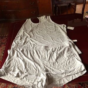 Summer ladies knit pajamas